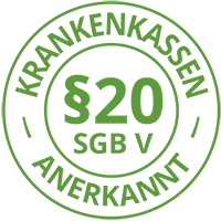 Krankenkassen anerkannt